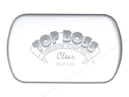 Top Boss Embossing stamp pad 10500 clear